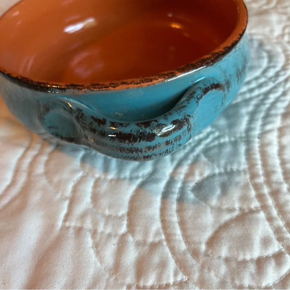 De Silva Terre D’Umbria Handmade  Terracotta bowl from Italy 5 1/2”